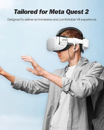 Ремінець для акумулятора SUPERUS для Quest 2 з гарнітурою - фото 7