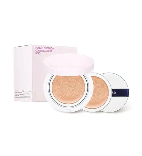 Тональний крем-кушон для стійкого макіяжу M Magic Cushion Cover Lasting SPF50+/PA+++ №23 Missha 15 мл - фото 2