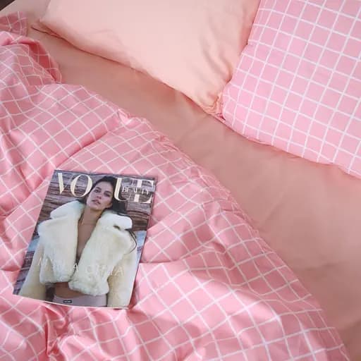 Простыня MirSon Бязь 17-4777 Boulogne-Biancourt 220x240 см розовая (2200008965006) - фото 4