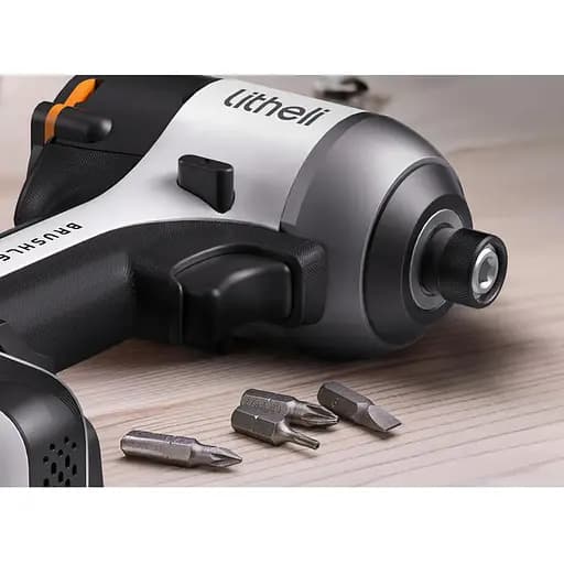 Акумуляторний ударний шуруповерт Litheli безщітковий живлення від павербанку (УМБ Litheli Power Bank 20000 mAh 45 W 2А в комплекті) - фото 3