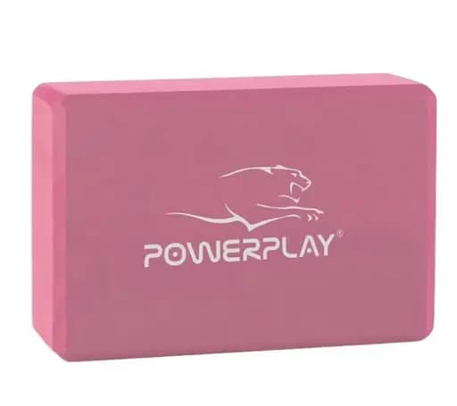 Блок для йоги PowerPlay 4006 Yoga Brick Розовый (PP_4006_Pink_Yoga_Brick) - фото 1
