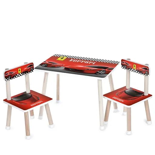 Детский Столик M 501-19 столешница 60 х 40 см, 2 стульчика - фото 1