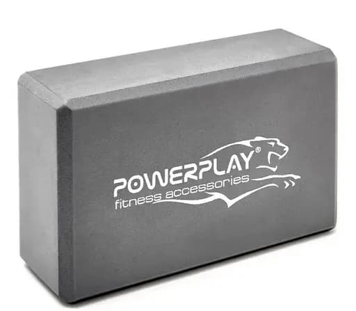 Блоки для йоги PowerPlay 4006 Yoga Brick EVA 2 шт Серые (PP_4006_Grey_2in) - фото 4