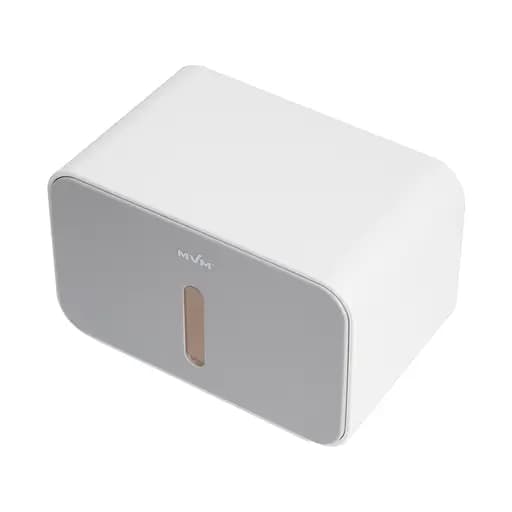 Держатель для туалетной бумаги МВМ My Home BP-15 клейкий, белый с серым (BP-15 WHITE/GRAY) - фото 2