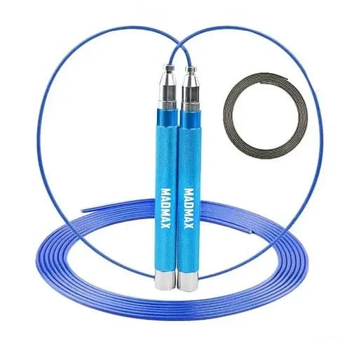 Скакалка скоростная на алюминиевая подшипниках MadMax MFA-286 Speed ​​jump rope Blue 3 м (MFA-286-BLU-U) - фото 1