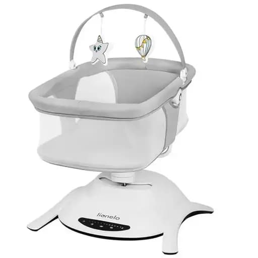 Качалка-ліжко Lionelo Bella Set Grey Concrete сіра (LO-BELLA SET GREY CONCRETE) - фото 1