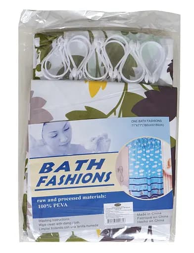 Шторка для ванной Kornel 180х180 см в ассортименте - фото 2