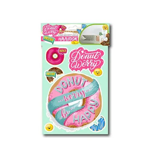 Набір декоративних наліпок А3 Dont worry НДН-03-4 - фото 1