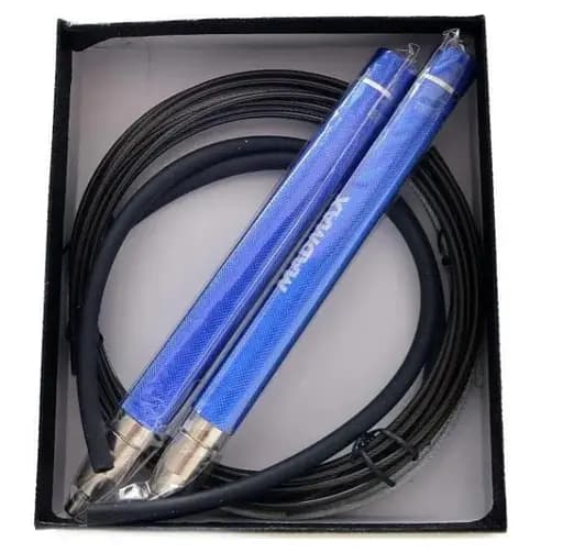 Скакалка скоростная на алюминиевая подшипниках MadMax MFA-286 Speed ​​jump rope Blue 3 м (MFA-286-BLU-U) - фото 3