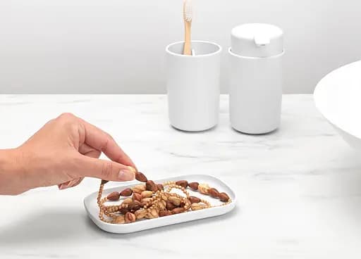 Набор Brabantia Renew для ванной комнаты, 3 предмета, белый (280382) - фото 2