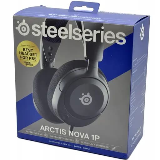 Игровая гарнитура SteelSeries Arctis Nova 1P Black MultiPlatform - фото 5