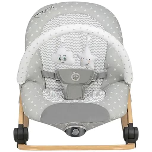 Шезлонг-гойдалка MoMi Lumiwood Grey Stars - фото 1