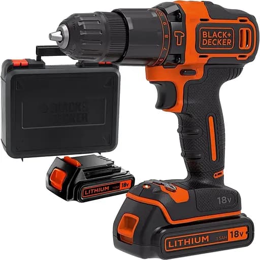 Дриль-шуруповерт Black+Decker BDCHD18KB [119537] - фото 2