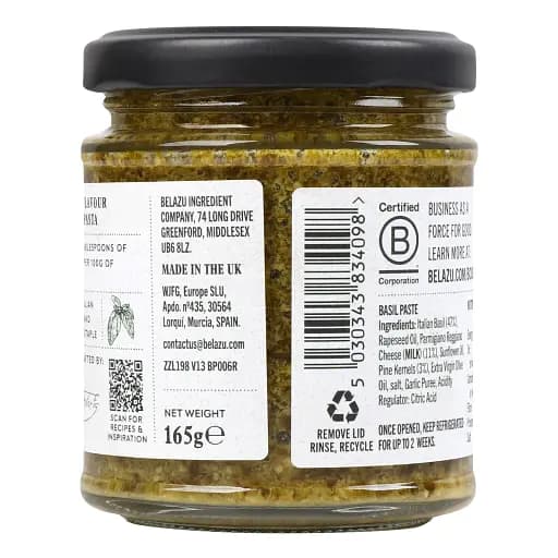 Соус Belazu Pesto Genovese Traditional 165 г - фото 4