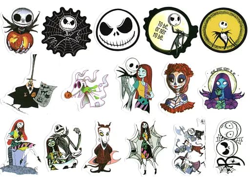Стикерпак Набор наклеек Кошмар перед Рождеством The Nightmare Before Christmas 100 штук - фото 4