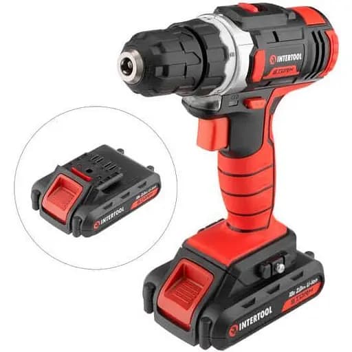 Дриль-шуруповерт Intertool WT-0314 18V 2x2Ah [89139] - фото 2