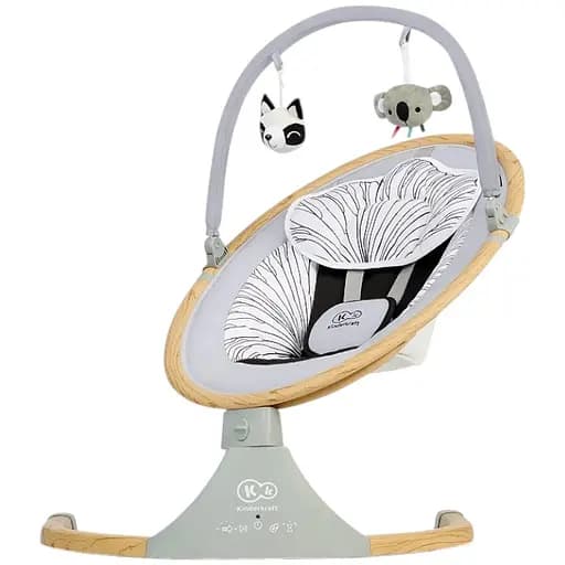 Заколисуючий центр Kinderkraft LUMI Wooden Grey - фото 12