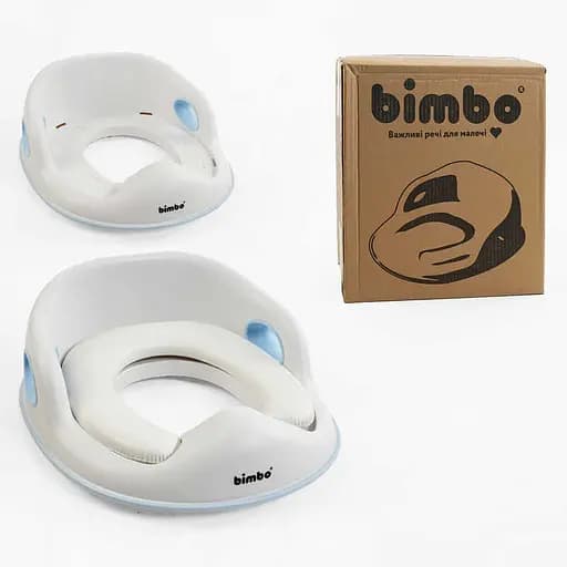 Накладка на унітаз Bimbo, 31x34x11 см, знімне м’яке сидіння, BM-03560 - фото 1