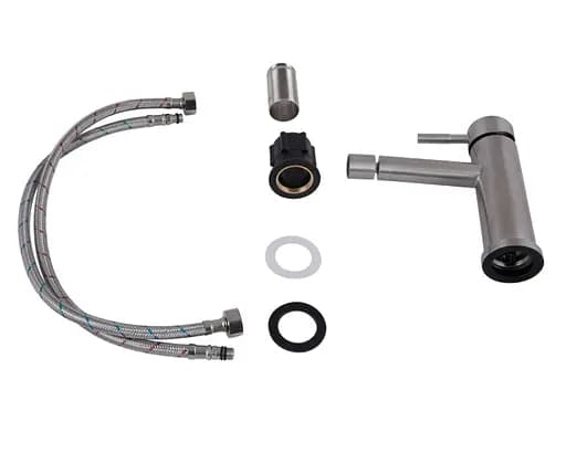 Смеситель для биде Lidz Aria 001AF, Nickel (k35) LDARI001AFNKS46096 - фото 3