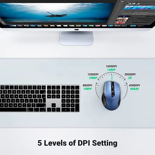 Мышь Ugreen MU006 Blue (15064) [88095] - фото 5