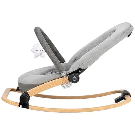 Шезлонг-гойдалка MoMi Lumiwood Grey Stars - фото 4