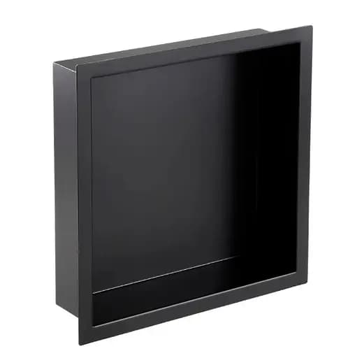 Полка-ниша для ванной комнаты Mixxus Premium NICHE-0101 BLACK из нержавеющей стали SUS304 (MI6678) - фото 1