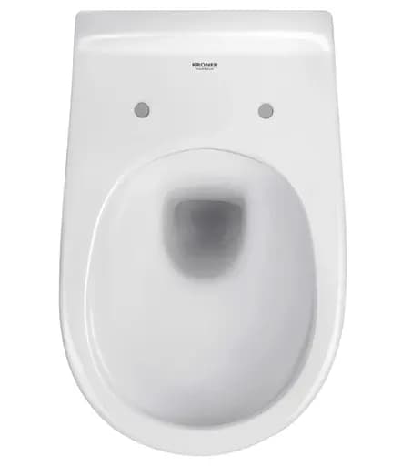 Унитаз подвесной безободковый Kroner Oker WHI533536 RIMLESS с сиденьем (KO533536WHIR) (CV033120) - фото 6