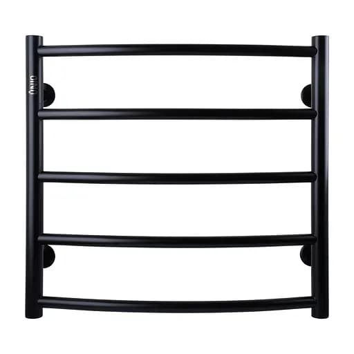 Рушникосушарка UNIO LD W 500-500-5 BLK Драбинка Дуга чорна (21613) - фото 1