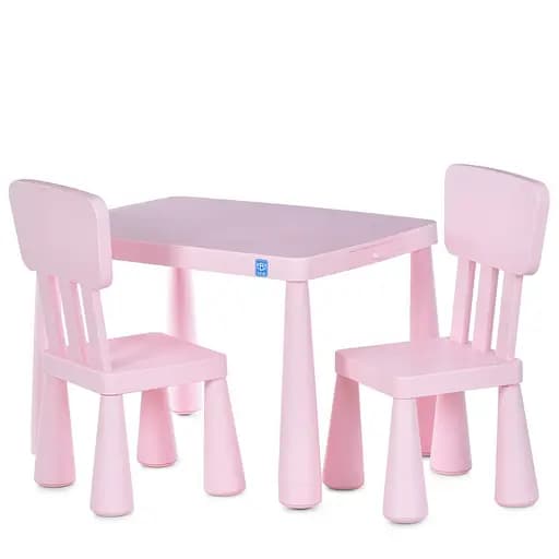 Детский Столик M 6176-8 столешница 76,5х54,5 см, 2 стульчика - фото 1