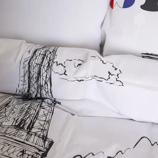 Простыня MirSon Ranforce Elite 17-4743 Paris 150х220 см белая (2200008930028) - фото 4