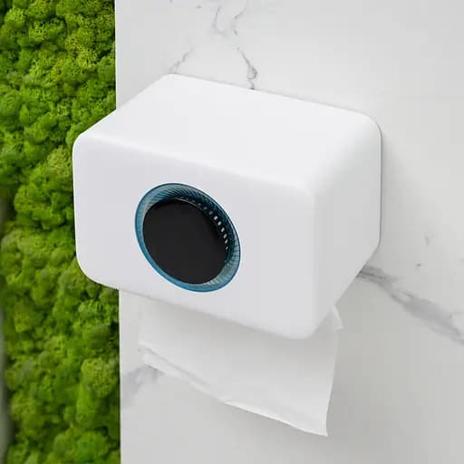 Набор аксессуаров для ванной комнаты МВМ My Home MVM-25 белый с серым (MVM-MH-25 WHITE/GRAY) - фото 9