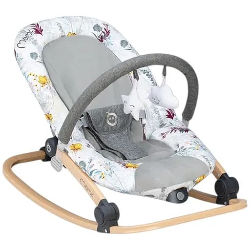 Шезлонг-гойдалка MoMi Lumiwood Flowers - фото 2