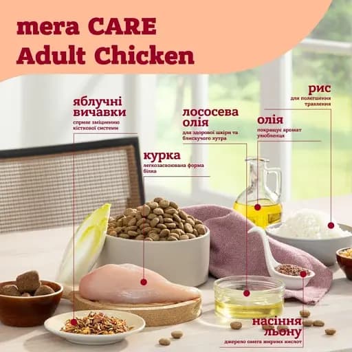Сухий корм для собак Mera Care Adult Chicken з куркою 10 кг  - фото 4
