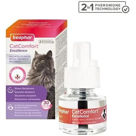 Сменная бутылочка для диффузора Beaphar CatComfort Excellence 2 в 1 успокаивающий для кошек 48 мл - фото 2