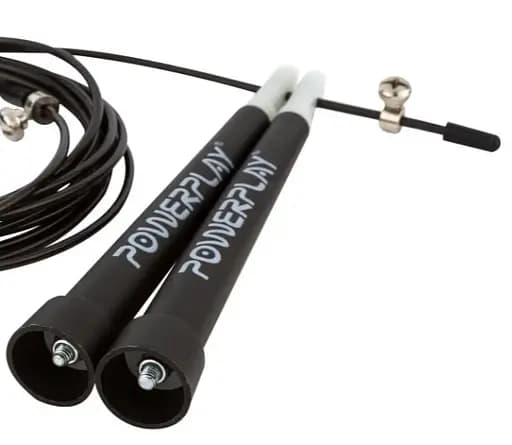 Скакалка скоростная PowerPlay 4202 Ultra Speed ​​Rope Черная 2,9м (PP_4202_Black) - фото 5
