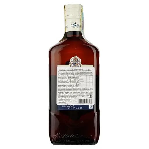 Уцінка. Віскі Ballantine's Finest Blended Scotch Whisky 40% 0.5 л  - фото 2