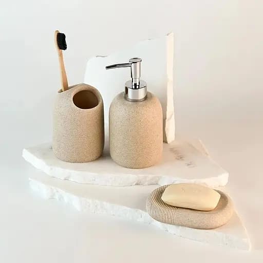 Комплект аксессуаров МВМ My Home MVM-12: BA-02, BA-03, BA-04, BA-06 бежевый (MVM-MH-12 BEIGE) - фото 3