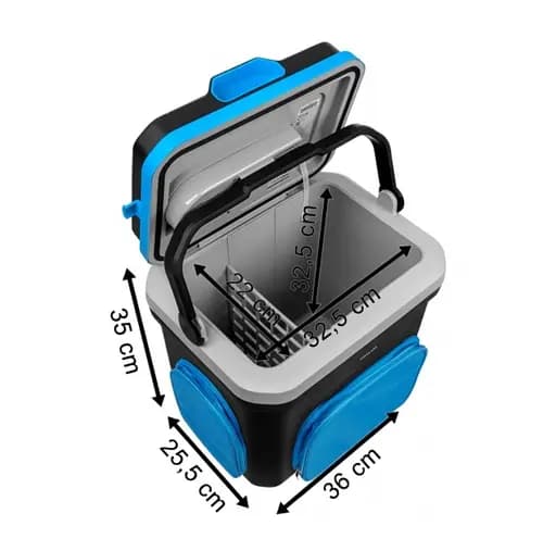 Автомобильный холодильник портативный Sencor SCM3224EUE3 12/220V 24 л - фото 3