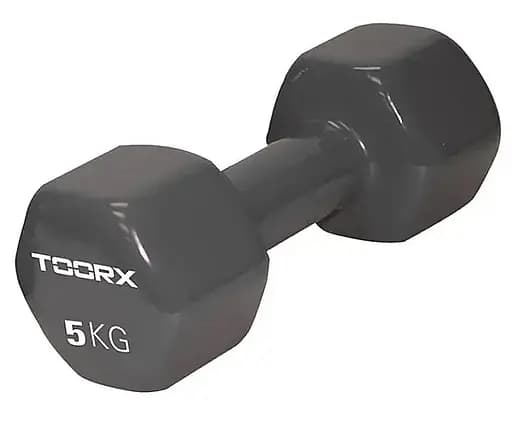 Гантель для фитнеса Toorx Vinyl 5 кг (MV-5) - фото 1