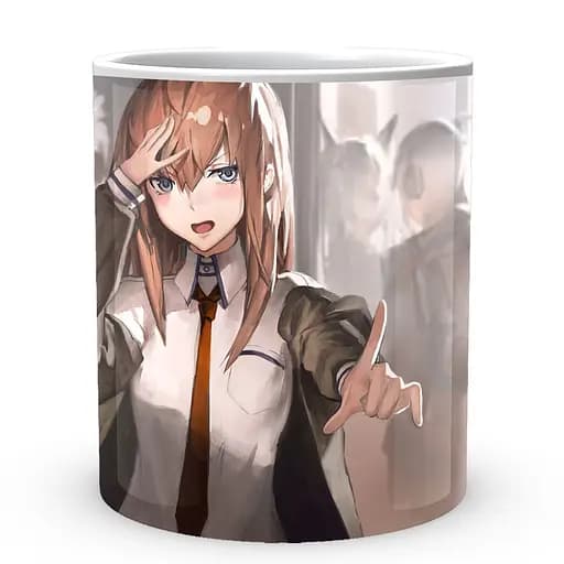 Кухоль GeekLand Steins Gate Брама Штейна Макісе SG 15 330 мл білий - фото 2