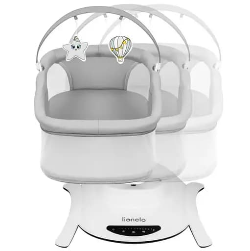 Качалка-ліжко Lionelo Bella Set Grey Concrete сіра (LO-BELLA SET GREY CONCRETE) - фото 3