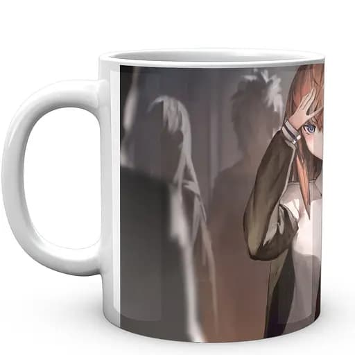 Кухоль GeekLand Steins Gate Брама Штейна Макісе SG 15 330 мл білий - фото 1