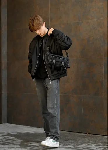 Мужская сумка бананка Sambag Dynamicdart черная 38 × 21 × 7 см (80411702m) - фото 3