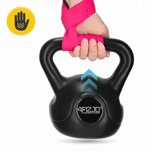 Лямки для становой тяги 4FIZJO Deadlift Straps Pink (P-5905973402293) - фото 8