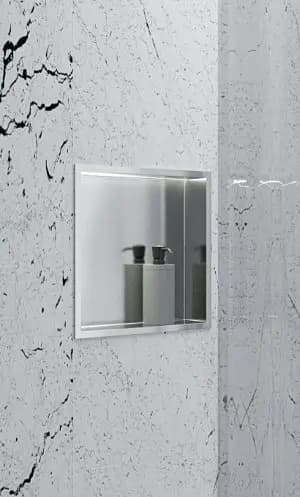 Полка-ниша для ванной комнаты Mixxus Premium NICHE-0102 из нержавеющей стали SUS304 (MI6679) - фото 5