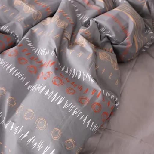 Наволочка MirSon Бязь 17-4841 Elisabetta 50х50 см коричнево-бежевая (2200009579905) - фото 4