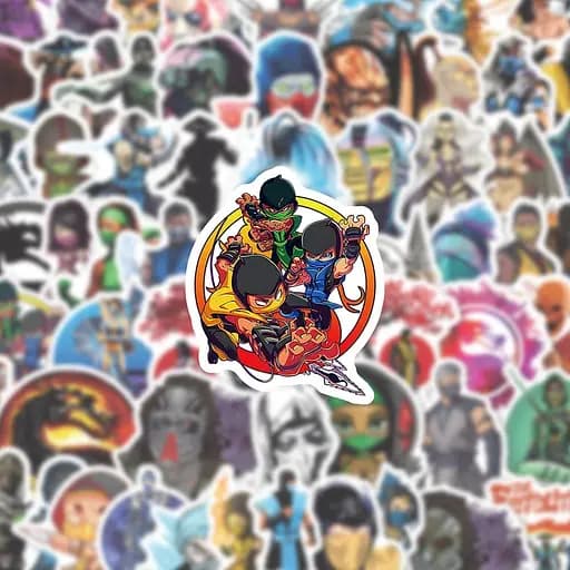 Стикерпак GeekLand Mortal Combat 60 штук - фото 5