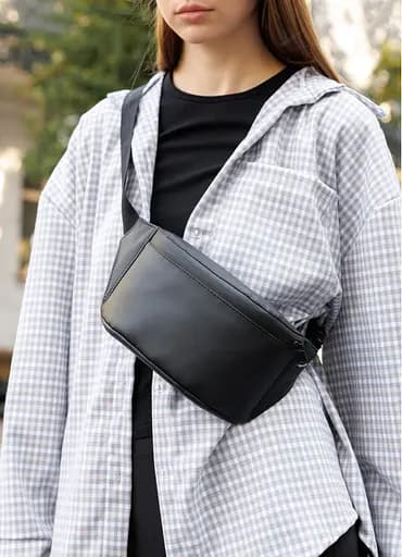 Поясная сумка бананка Sambag Tirso MSO черный 31 х 12 х 5 см (80119001) - фото 2