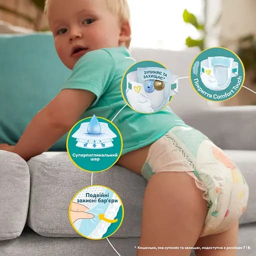 Уцінка. Набір підгузків Pampers Active Baby 3 (6-10 кг) 208 шт.  - фото 4