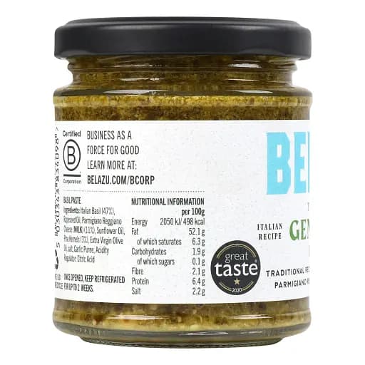 Соус Belazu Pesto Genovese Traditional 165 г - фото 3